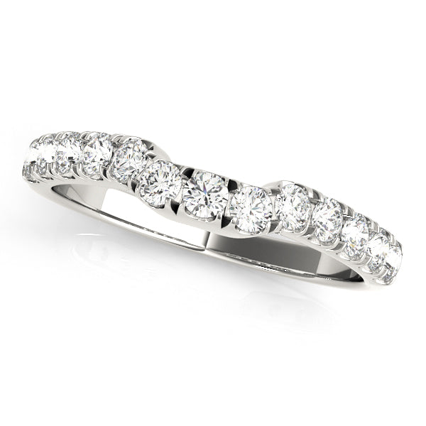 18K White Gold Diamond Wedding Ring