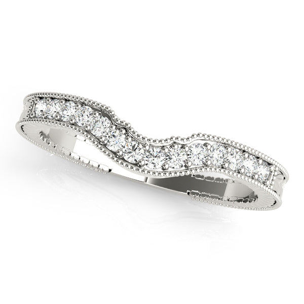 18K White Gold Diamond Wedding Ring