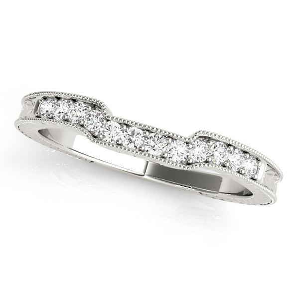Platinum White Diamond Wedding Ring