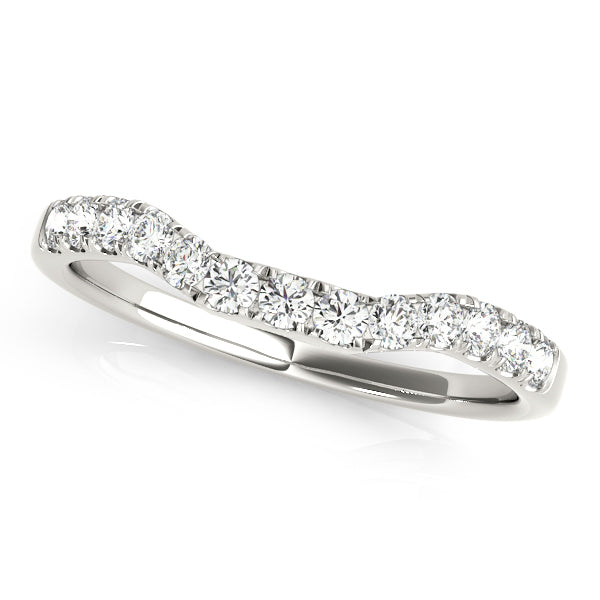 Platinum 3/8 ct Diamond Wedding Ring - Classic Sparkle