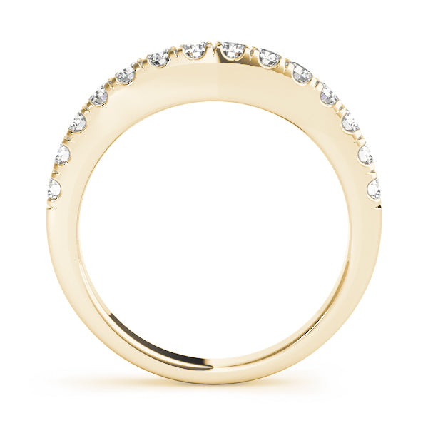 14K Yellow Gold Diamond Wedding Ring