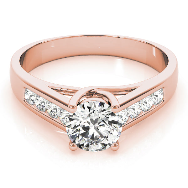 18K Rose Gold 1.20 ct Round Diamond Engagement Ring