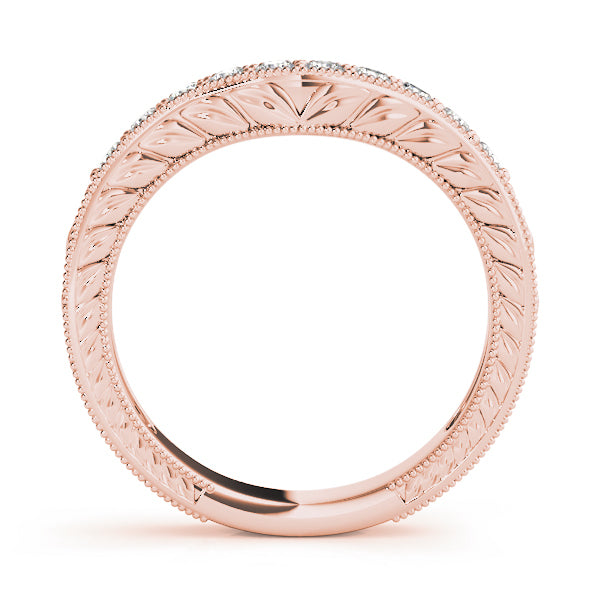Rose Gold Multi-Stone Diamond Wedding Band
