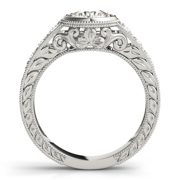 Vintage 0.31ctw Round Diamond Engagement Ring