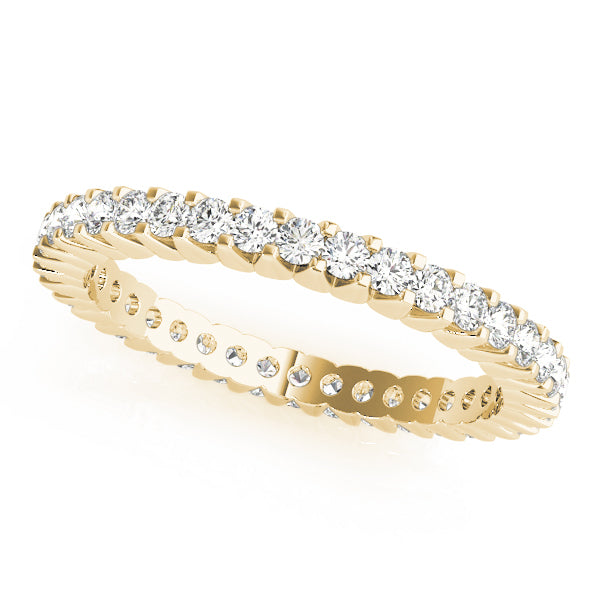 14K Yellow Gold Diamond Wedding Ring