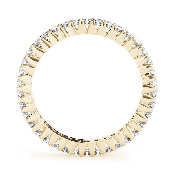14K Yellow Gold Diamond Wedding Ring