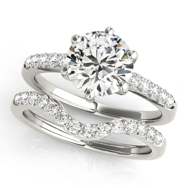 14K White Gold 1.16 ctw Diamond Engagement Ring
