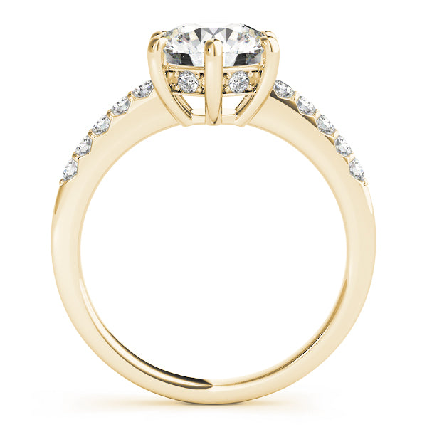 14K Yellow Gold 1 ct Diamond Engagement Ring