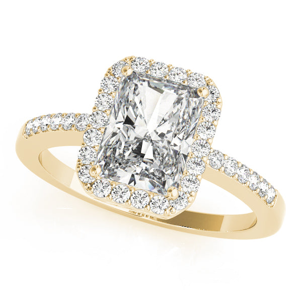 14K Yellow Gold Diamond Fashion Ring