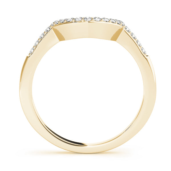 14K Yellow Gold Diamond Wedding Ring
