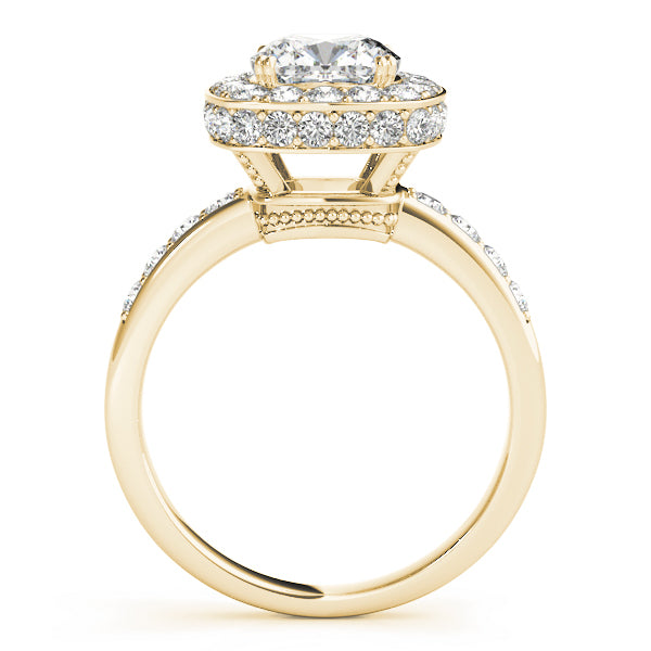 14K Yellow Gold Diamond Fashion Ring