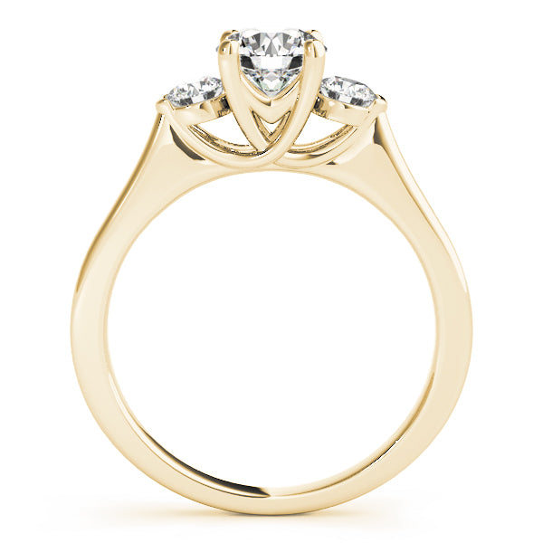 ENGAGEMENT RINGS 3 STONE ROUND