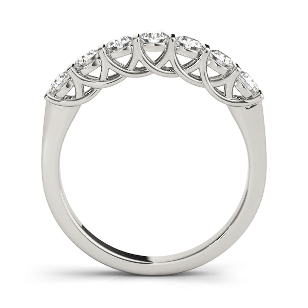 14K White Gold Diamond Wedding Ring