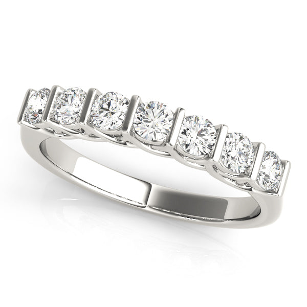 Platinum White Diamond Wedding Ring
