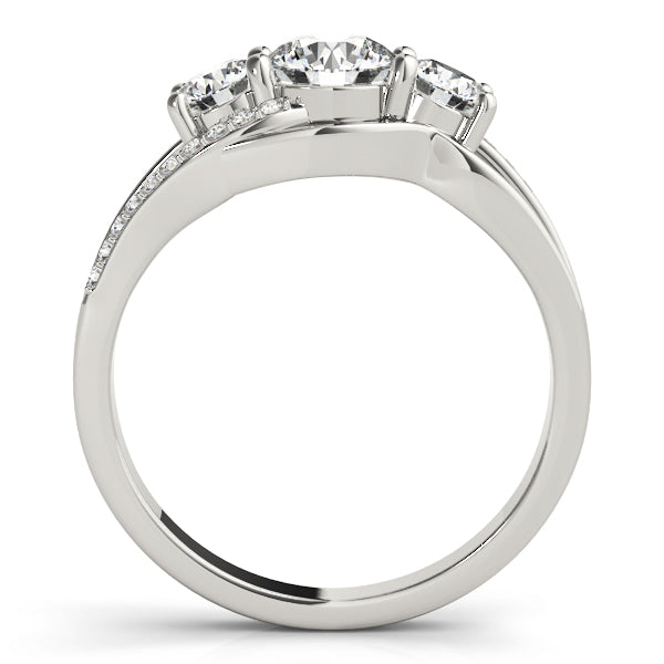 Three Stone Diamond Engagement Ring