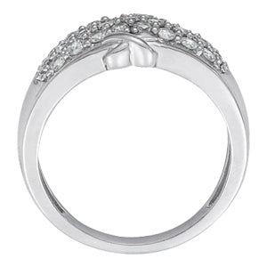 Platinum White Lab Diamond Fashion Band