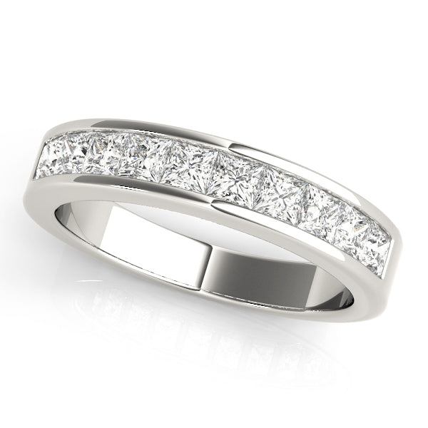 14K White Gold 1 ct Diamond Wedding Ring