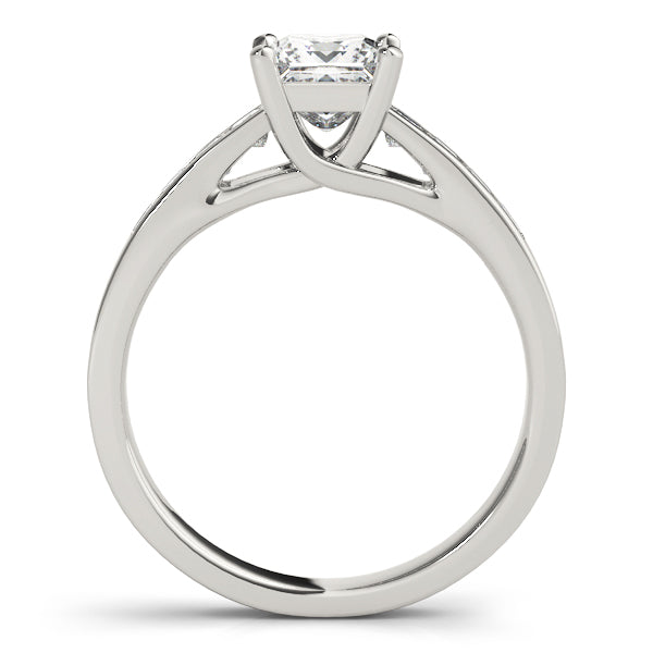 Platinum 1 CT Diamond Trellis Engagement Ring