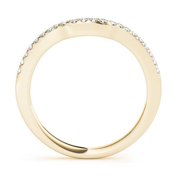 18K Yellow Gold Diamond Wedding Ring