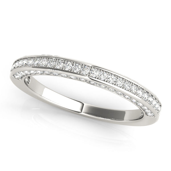 Platinum White Diamond Wedding Ring