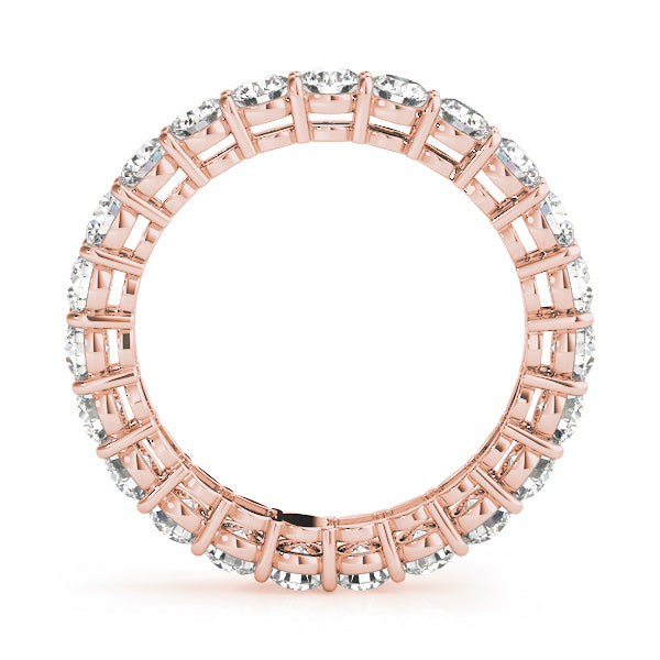 18K Rose Gold 1 CT Diamond Wedding Ring