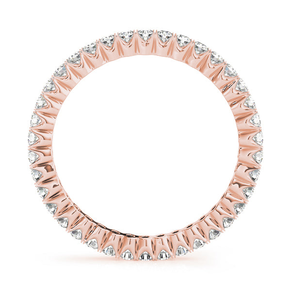 18K Rose Gold Diamond Wedding Ring