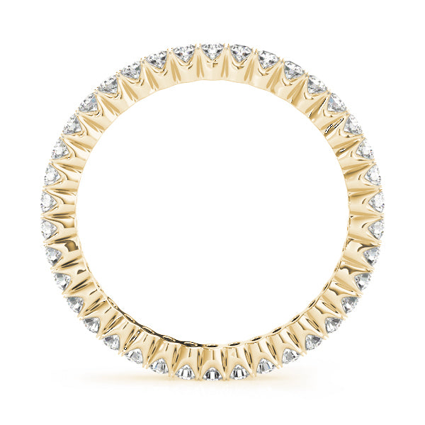 18K Yellow Gold 1/4 ct Diamond Wedding Band