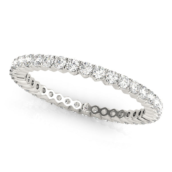 18K White Gold Diamond Wedding Ring
