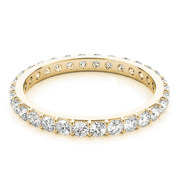 18K Yellow Gold 3/8 ct Diamond Wedding Band