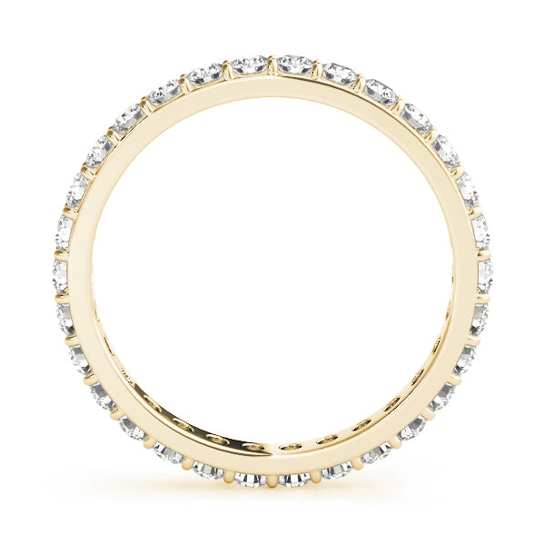 18K Yellow Gold 3/8 ct Diamond Wedding Band
