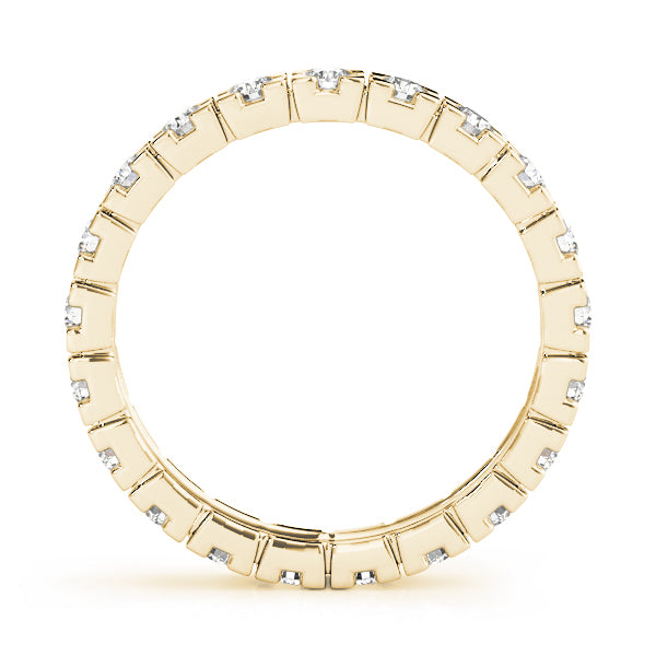 14K Yellow Gold 1/2 ct Diamond Wedding Band