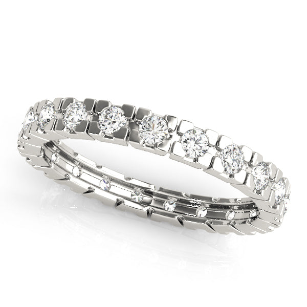 18K White Gold Diamond Wedding Ring