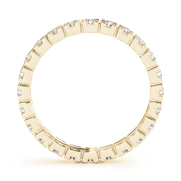 18K Yellow Gold 3/8 ct Diamond Wedding Band