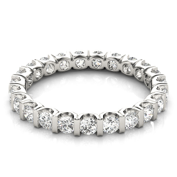 14K White Gold 1ctw Diamond Wedding Ring