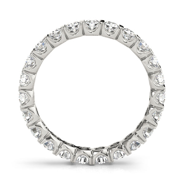 Platinum 1ctw Round Diamond Wedding Band