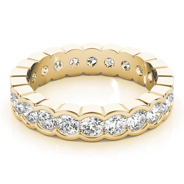 14K Yellow Gold Diamond Wedding Ring