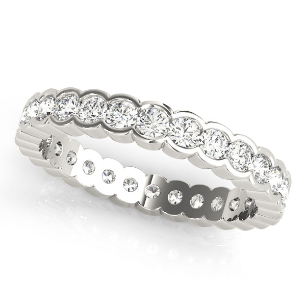 Platinum 7/8 ct Diamond Wedding Ring Band