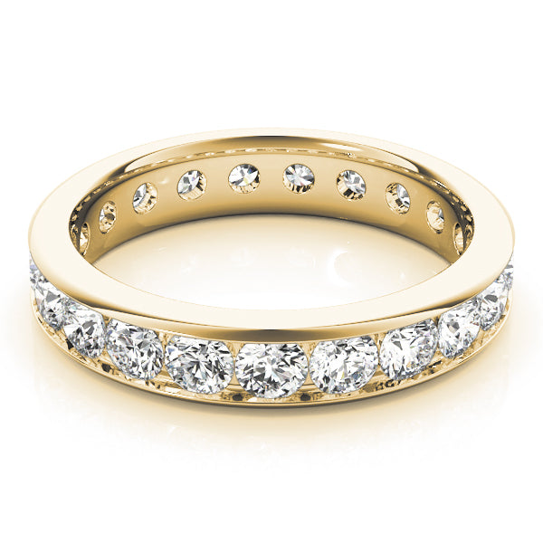18K Yellow Gold 7/8 ct Diamond Wedding Band