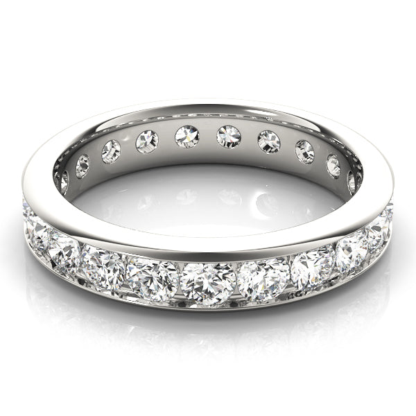 Platinum 7/8 ct Diamond Wedding Ring Band