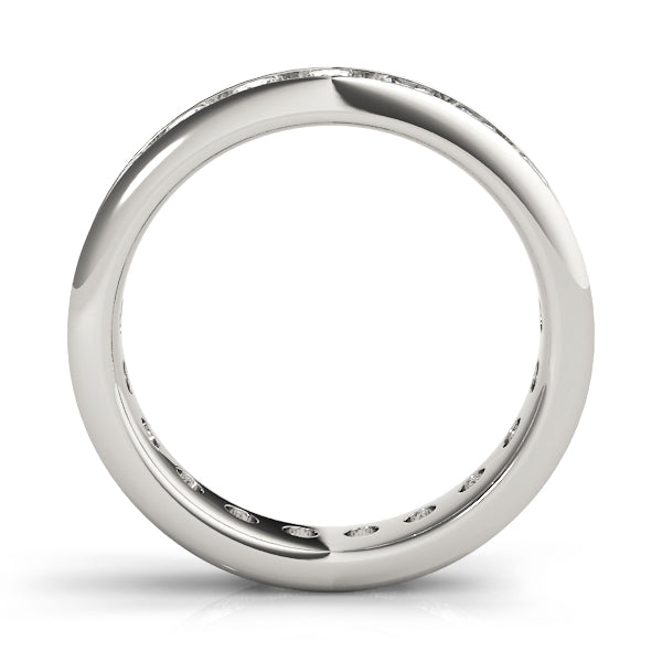 Platinum 7/8 ct Diamond Wedding Ring Band
