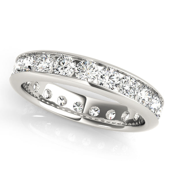 Platinum 7/8 ct Diamond Wedding Ring Band