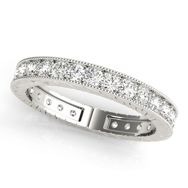 Platinum White Diamond Wedding Ring