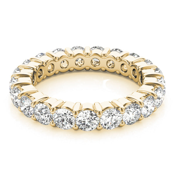 18K Yellow Gold 3 CT Diamond Wedding Ring