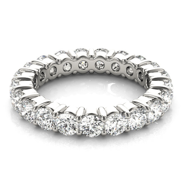 18K White Gold 3ct Diamond Wedding Band