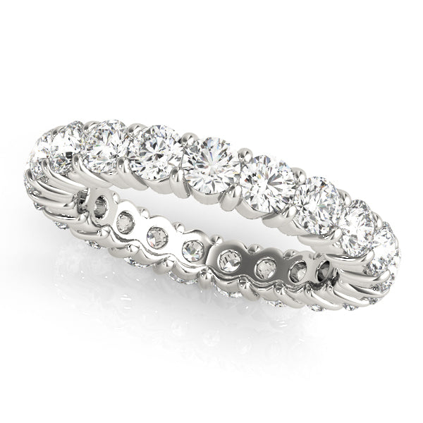 Platinum 3ctw Round Diamond Wedding Ring