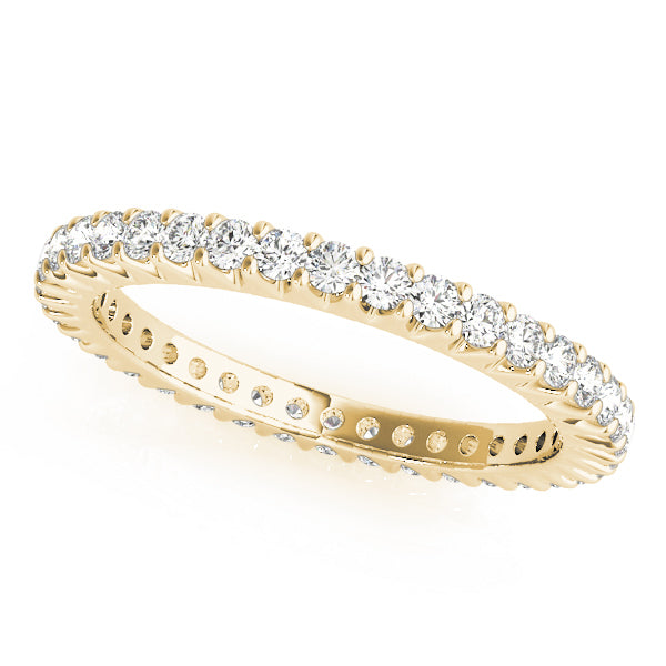 18K Yellow Gold 7/8 ct Diamond Wedding Band