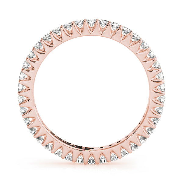 14K Rose Gold Diamond Wedding Ring