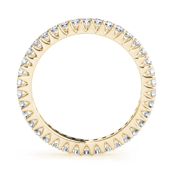 18K Yellow Gold 7/8 ct Diamond Wedding Band
