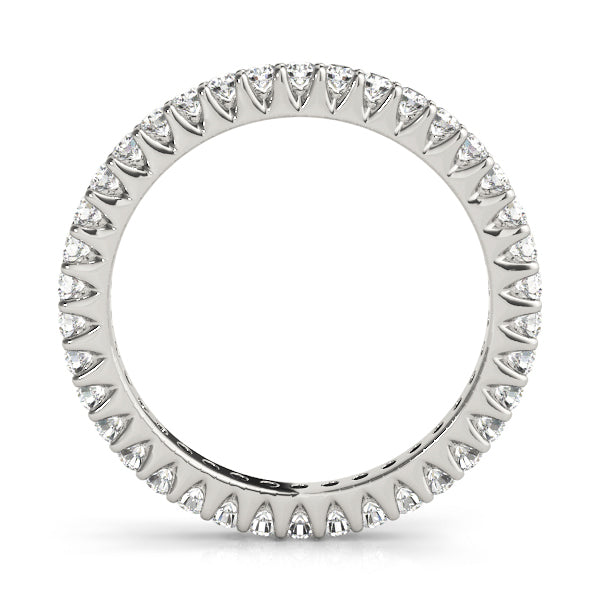 14K White Gold Diamond Wedding Ring