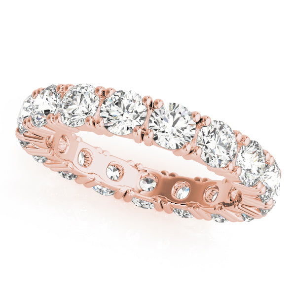14K Rose Gold 2.4 CT Diamond Wedding Band